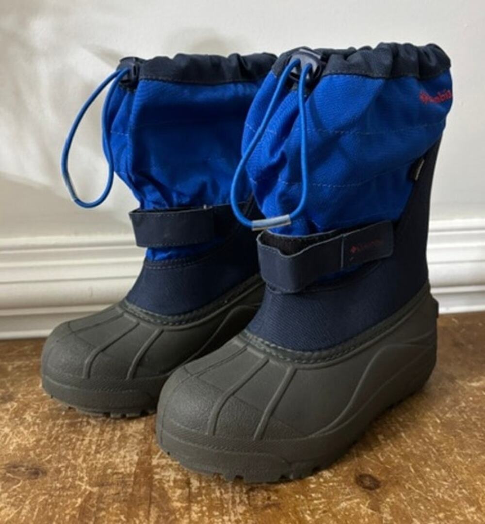 Columbia Snow Boots Powderbug Plus II Big Kid Size 3 Waterproof